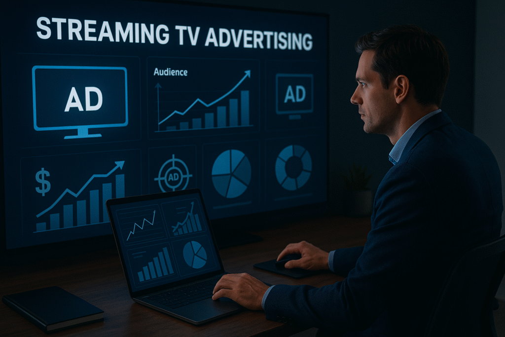 Hero image for blog post on Streaming TV ads being the future of advertising.
